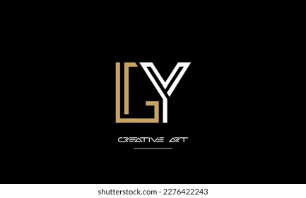 YQ, QY, Y, Q abstract letters logo monogram