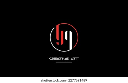 YQ, QY, Y, Q abstract letters logo monogram