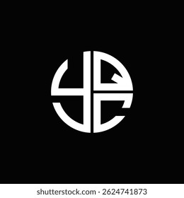 YQC logo YQC icon YQC vector YQC monogram   Unique modern flat abstract logo design.
