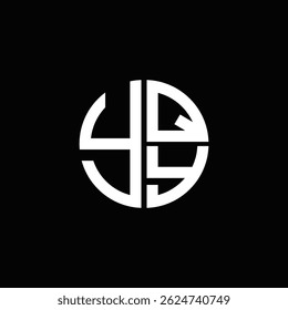 YQY logo YQY icon YQY vector YQY monogram Unique modern flat abstract logo design.
