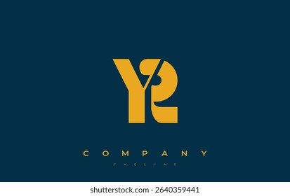 YR Abstract Geometric Logo Design. Modern and elegant logo design with simplistic typography elements, showcasing branding excellence.