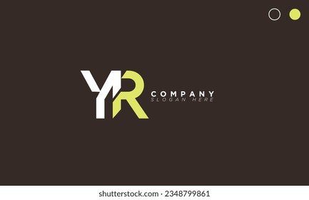 YR Alphabet Buchstaben Initial Monogram Logo RY, Y und R