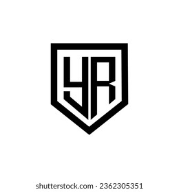 YR Letter Logo Design, Inspiration for a Unique Identity. Modern Elegance and Creative Design. Watermark Your Success with the Striking this Logo.