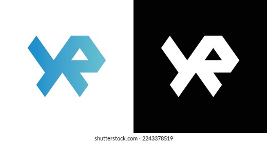 YR-Logo-Design, YR-Monogramm-Initialen Buchstaben Logo-Konzept, kreatives Symbol, Vektorgrafik