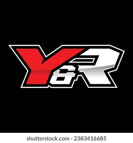 yr letter logo vector illustration