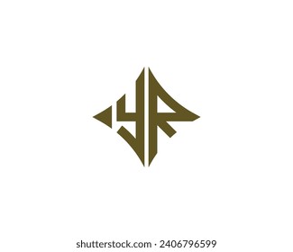 YR logo design vector template