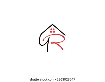 YR modern logo design vector icon template with white background