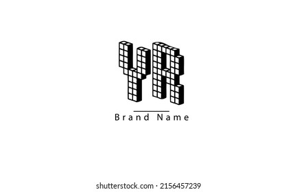 YR RY Y R abstract vector log monogram template