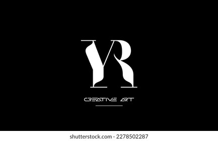 YR, RY, Y, R abstrakte Buchstaben Logo-Monogramm