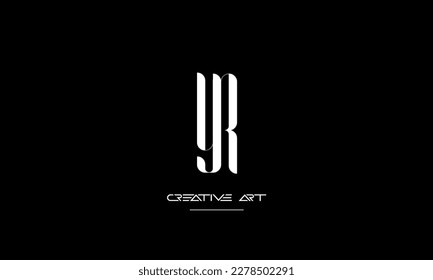YR, RY, Y, R abstract letters logo monogram