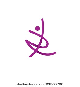 YR Yoga Logo Simple and Clean Design