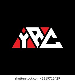 YRC triangle letter logo design with triangle shape. YRC triangle logo design monogram. YRC triangle vector logo template with red color. YRC triangular Simple, Elegant, and Luxurious Logo