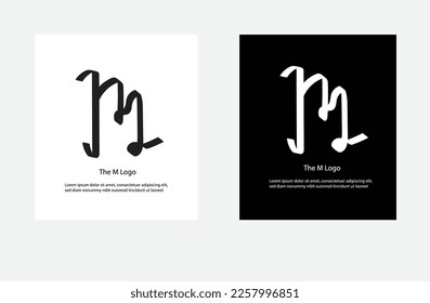 Y.R.D.B.M logo type hand style illustrator black and white