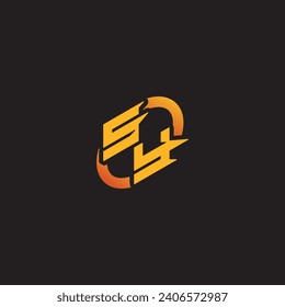 YS combination letter unique initials logo esport for gaming team, youtube, twitch