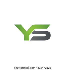 YS company linked letter logo green