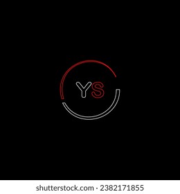 Plantilla de diseño de logotipo de letras modernas creativas de YS