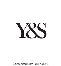 Y&S Initial logo. Ampersand monogram logo