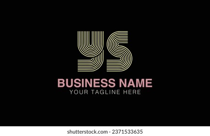 YS initial logo | initial based abstract modern minimal creative logo, vector template image. luxury logotype , real estate homie . typography . initials 