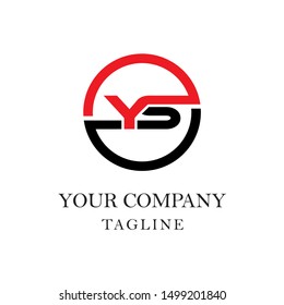 YS Initial Logo Design Vector