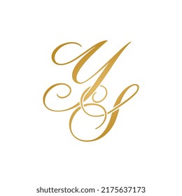 YS initial logo design vector stock