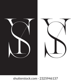 YS letter logo is the best letter logo to use your business