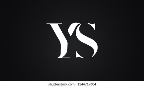 YS Letter Logo Design Template Vector