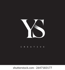 YS Monogram Logo Minimal Elegant Letter mark for Luxury, Fashion   Creative Brands	
