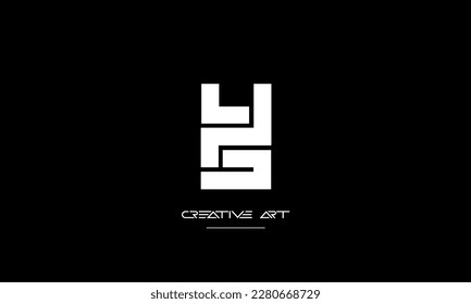 YS, SY, Y, S abstract letters logo monogram
