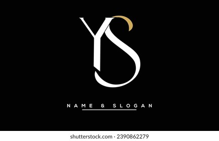YS,  SY,  Y,  S  Abstract  Letters  Logo  Monogram