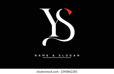 YS,  SY,  Y,  S  Abstract  Letters  Logo  Monogram