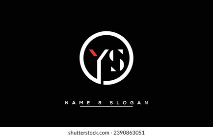 YS,  SY,  Y,  S  Abstract  Letters  Logo Monogram