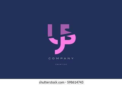 ys y s pink blue pastel modern abstract alphabet company logo design vector icon template letter 