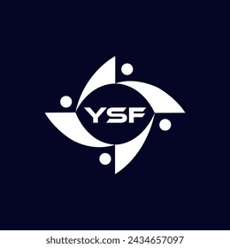 YSF Flat accounting logo design on white background. Y S creative initials Growth graph letter logo concept. YSF business finance logo design. SF logo, Y S F icon, YSF letter, YSF flat, YS