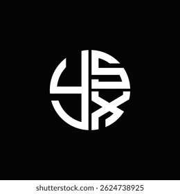 YSX logo YSX icono YSX Vector YSX monograma Diseño de logotipo abstracto plano moderno único.
