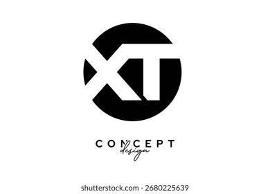 YT Creative Negative Space Circle Monogram Logo Design