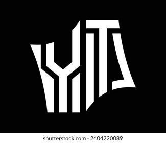 YT letter logo design vector art.