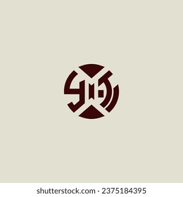 Logotipo inicial geométrico de línea YT en un diseño profesional de alta calidad que se imprimirá en cualquier medio de impresión