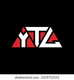 YTL triangle letter logo design with triangle shape. YTL triangle logo design monogram. YTL triangle vector logo template with red color. YTL triangular Simple, Elegant, and Luxurious Logo