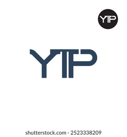 Design de Monograma de Letra de Logotipo YTP