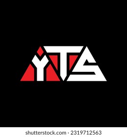 YTS triangle letter logo design with triangle shape. YTS triangle logo design monogram. YTS triangle vector logo template with red color. YTS triangular Simple, Elegant, and Luxurious Logo