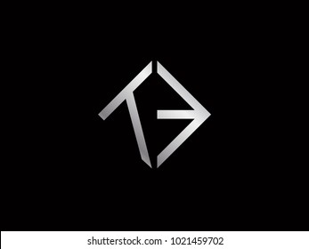 YU square shape silver color logo
