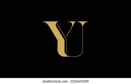 YU, UY Abstract Logo Design