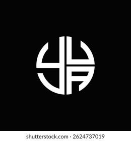 YUA logo YUA icon YUA vector YUA monogram  Unique modern flat abstract logo design.
