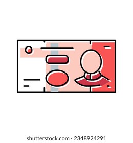 yuan cny color icon vector. yuan cny sign. isolated symbol illustration