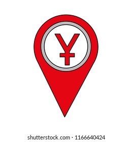 yuan coin currency money pointer location