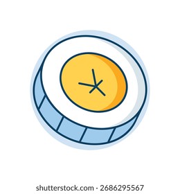Yuan icon clean and modern vector illustration