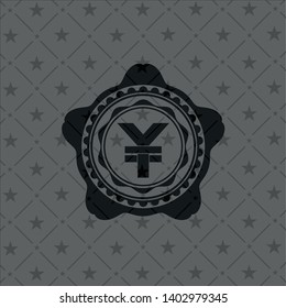 yuan icon inside dark badge