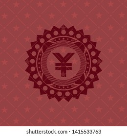 yuan icon inside red emblem