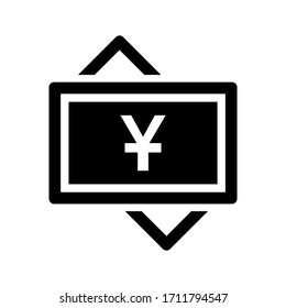 yuan icon or logo isolated sign symbol vector illustration - high quality black style vector icons
