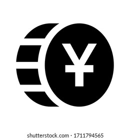 yuan icon or logo isolated sign symbol vector illustration - high quality black style vector icons
